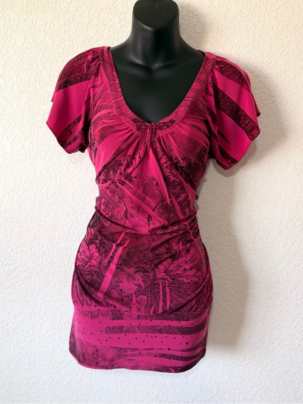 Y2k K-Mode Pink Tunic Top/Micro Dress 🌸✨